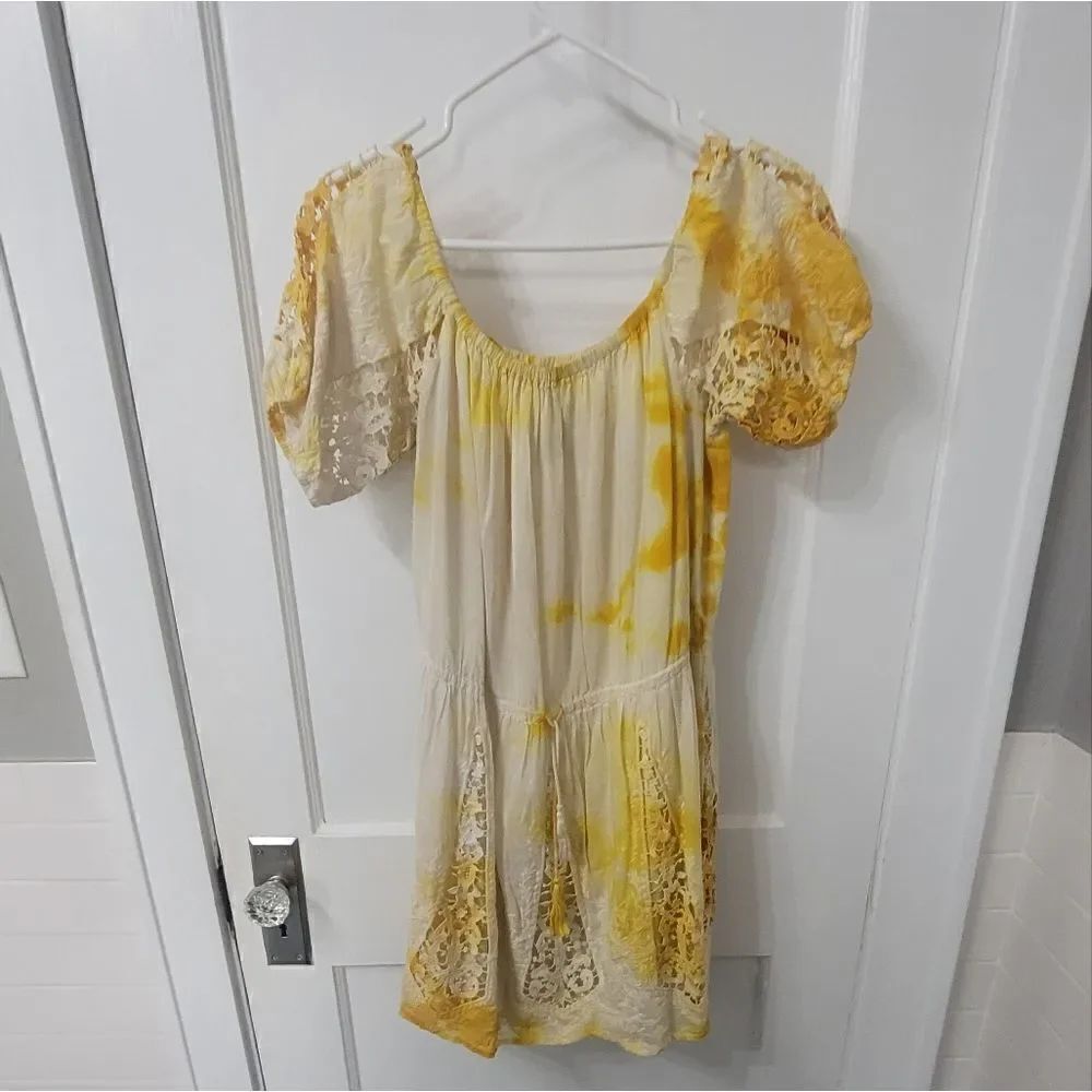 The Jetset diaries tye dye overeized dress sz small